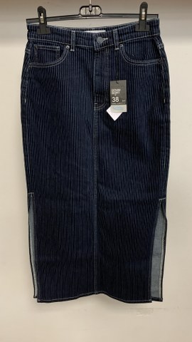 NOVO elastično jeans krilo z višjim pasom, št. M