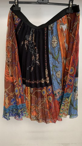 DESIGUAL elastično plesirano krilo, št. 2XL-3XL