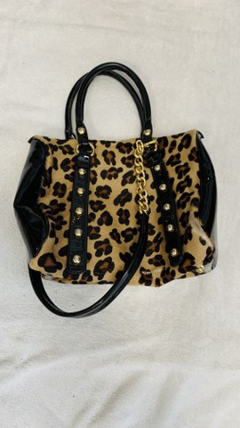 ZELOLEPO Unikatna usnjeno-krznena torba (pravo krzno/usnje)