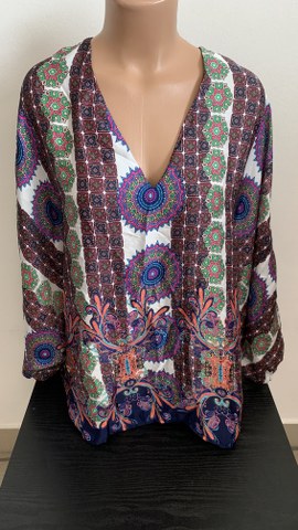 Lahkotna oversized tunika, št. UNI (do XL)