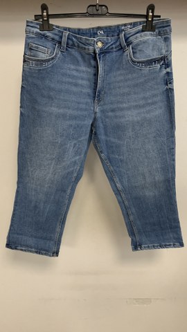 3/4 elastične jeans hlače, št. XL