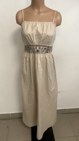 Bombažna elastična obleka, št. XL-2XL