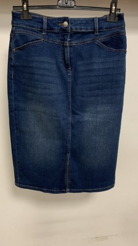 MORGAN jeans elastično krilo z višjim pasom, št. L